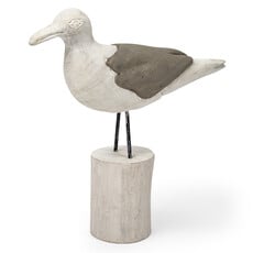 SEAGULL ROCKS POST SCULPTURE