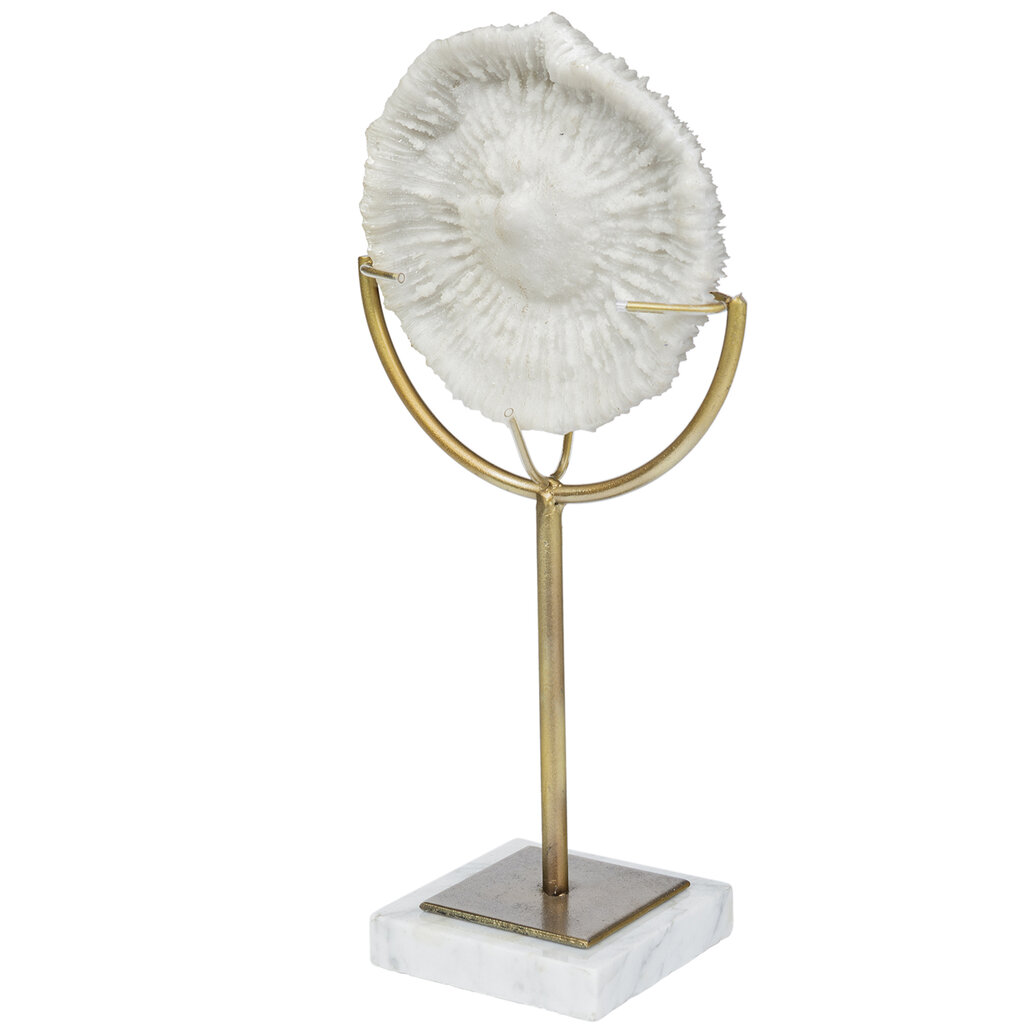 SAND DOLLAR SCULPTURE ON STAND LARGE