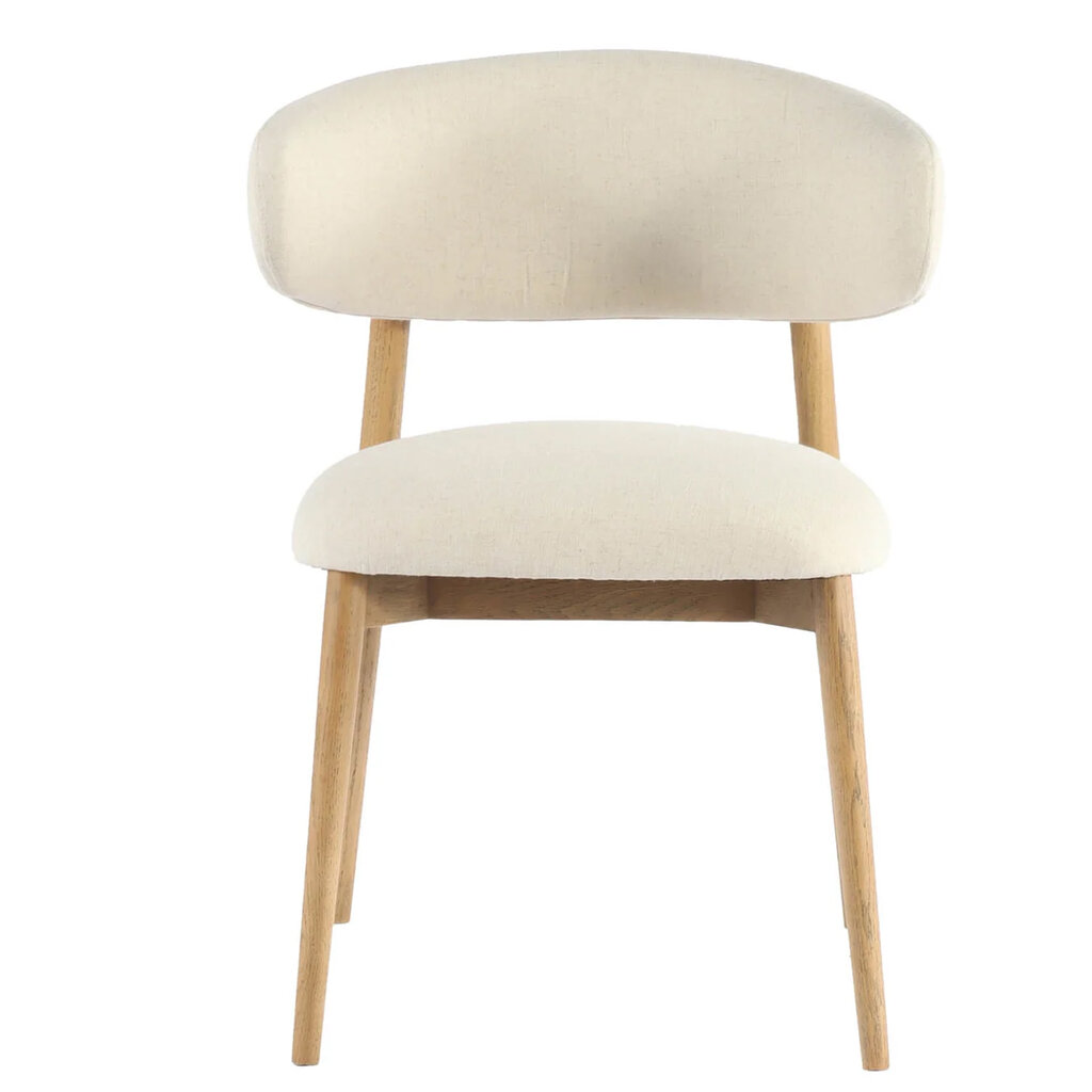 BARCELONA DINING CHAIR WHITE SAND