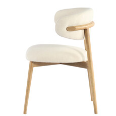 BARCELONA DINING CHAIR WHITE SAND
