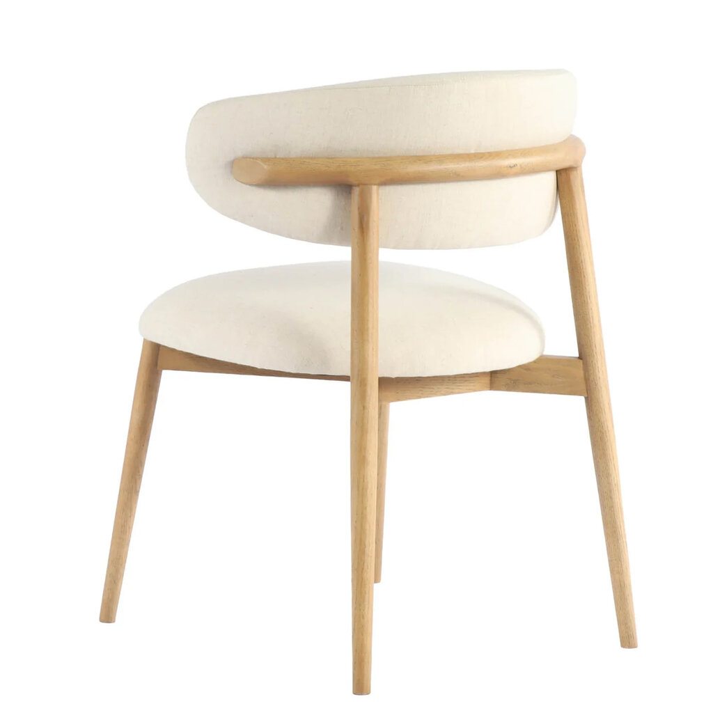 BARCELONA DINING CHAIR WHITE SAND