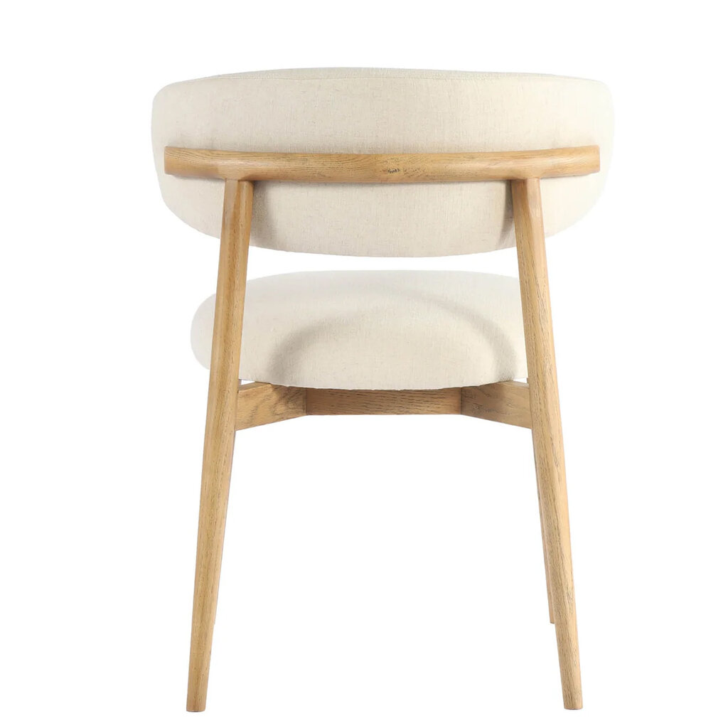 BARCELONA DINING CHAIR WHITE SAND