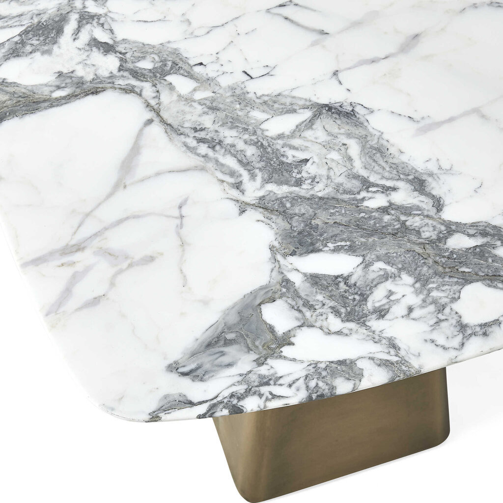 EQUILATERAL SIDE TABLE MARBLE