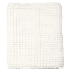 BIG WAFFLE TOWEL AND BLANKET WHITE