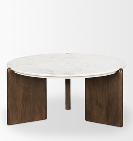 BARDIA COFFEE TABLE ROUND MARBLE