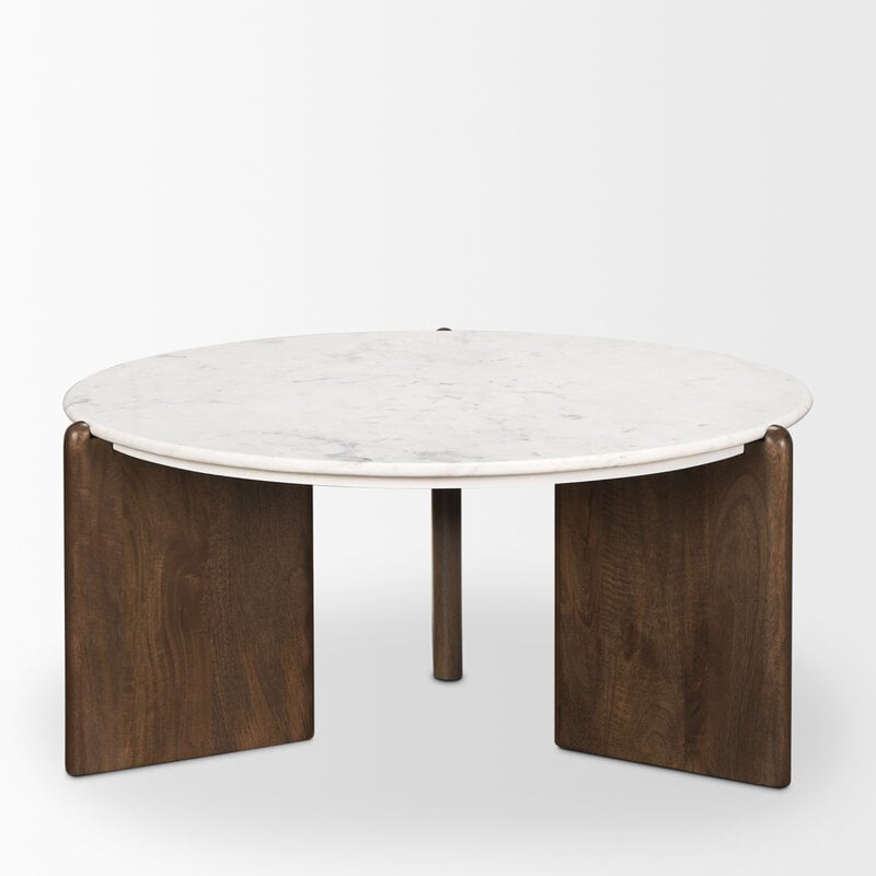 BARDIA COFFEE TABLE ROUND MARBLE