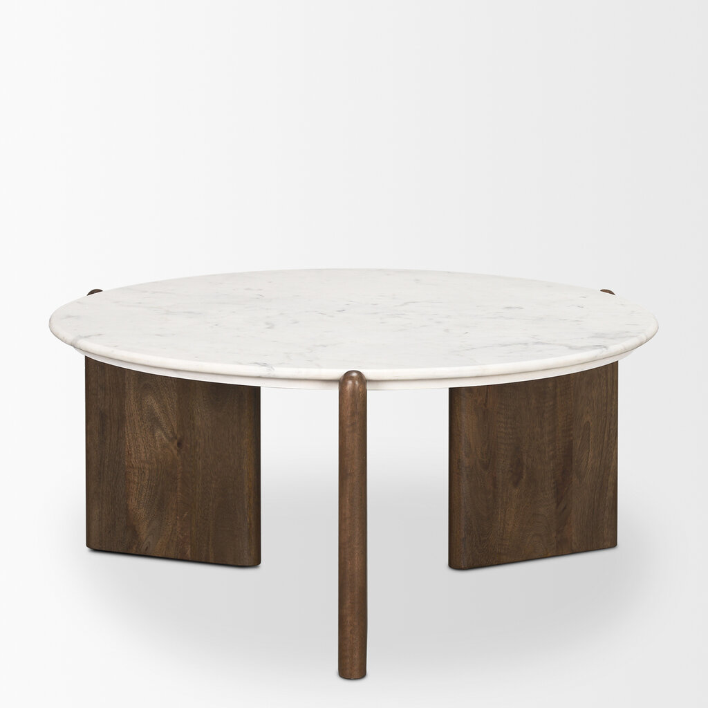 BARDIA COFFEE TABLE ROUND MARBLE