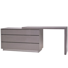 YEN DRESSER W/ EXTENSION DESK TOP GREY