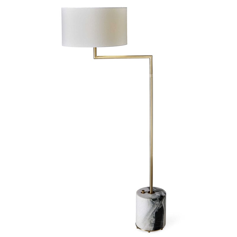 PIVOT FLOOR LAMP MARBLE BASE