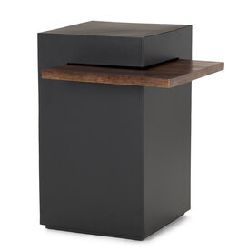 CHANCE SIDE TABLE METAL AND WOOD