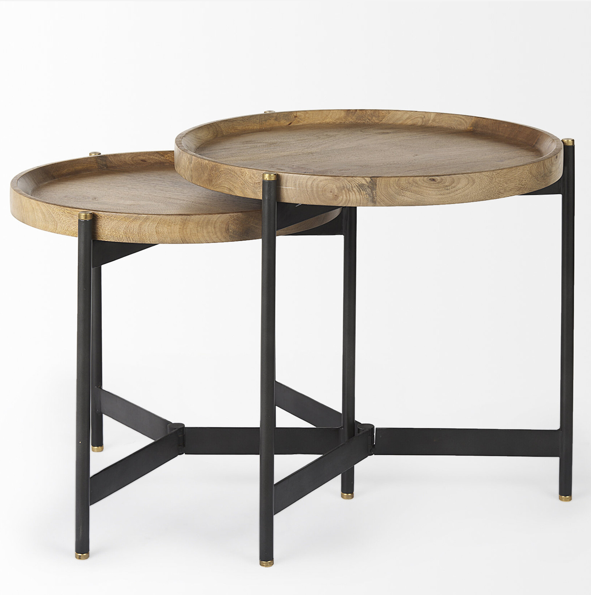 【N2 interior】stainless side table 即日配送】Stainless Curved Side Table サイドテーブル