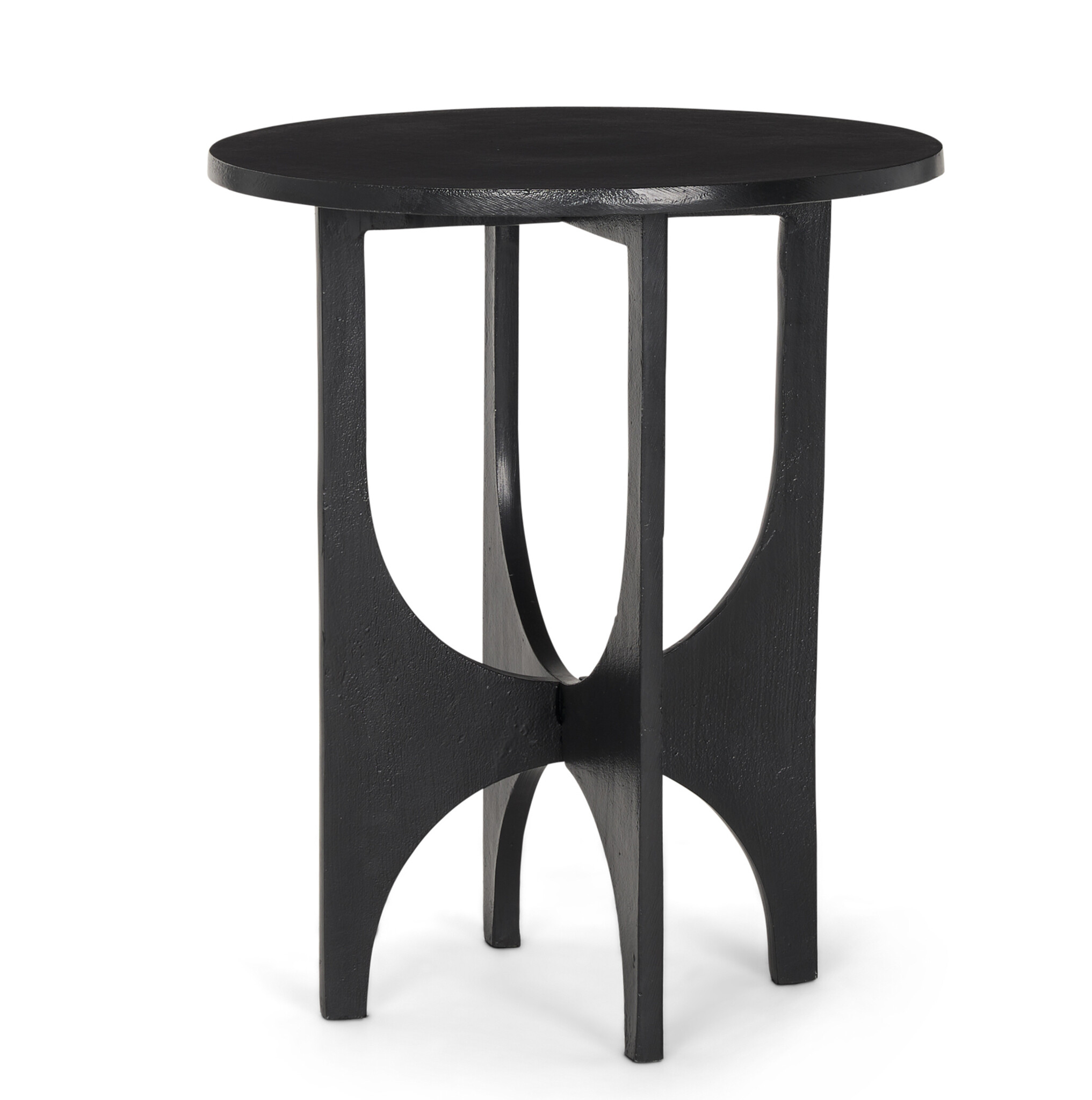 BLAIR SIDE TABLE METAL BLACK - Portside Interiors