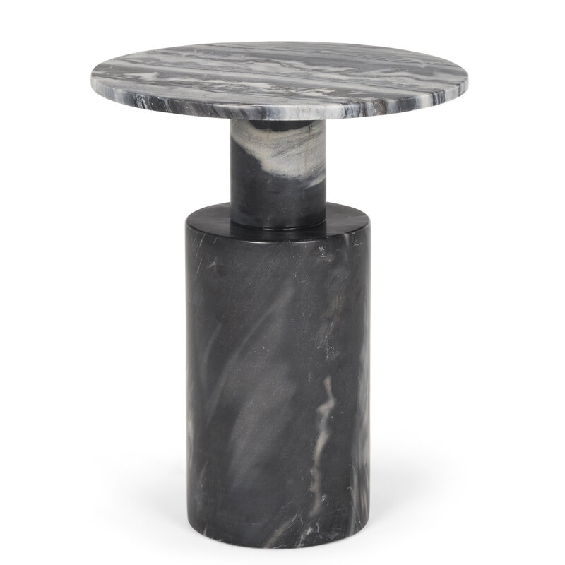 JACK SIDE TABLE MARBLE GREY