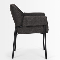 MARKUS DINING CHAIR CHARCOAL GREY