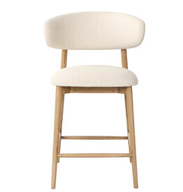 BARCELONA COUNTER STOOL WHITE SAND