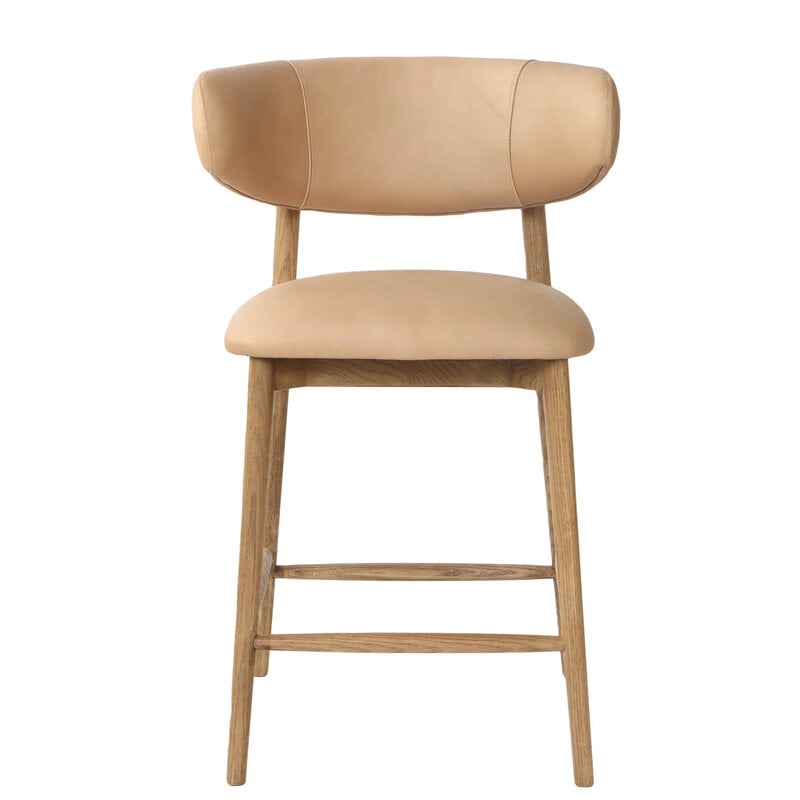 BARCELONA COUNTERSTOOL LEATHER TAN