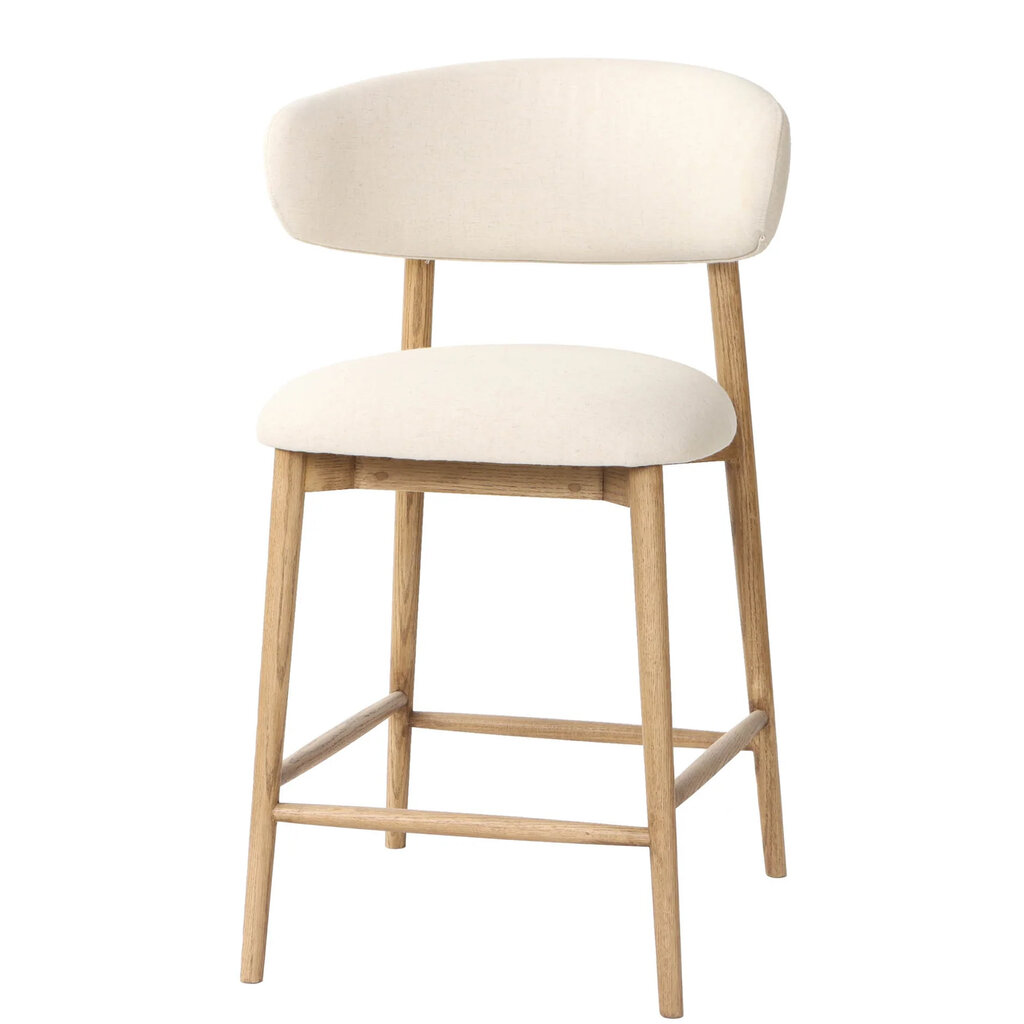 BARCELONA COUNTER STOOL WHITE SAND
