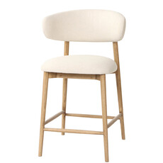 BARCELONA COUNTER STOOL WHITE SAND