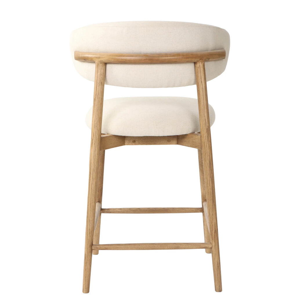 BARCELONA COUNTER STOOL WHITE SAND