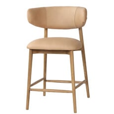 BARCELONA COUNTER STOOL LEATHER TAN
