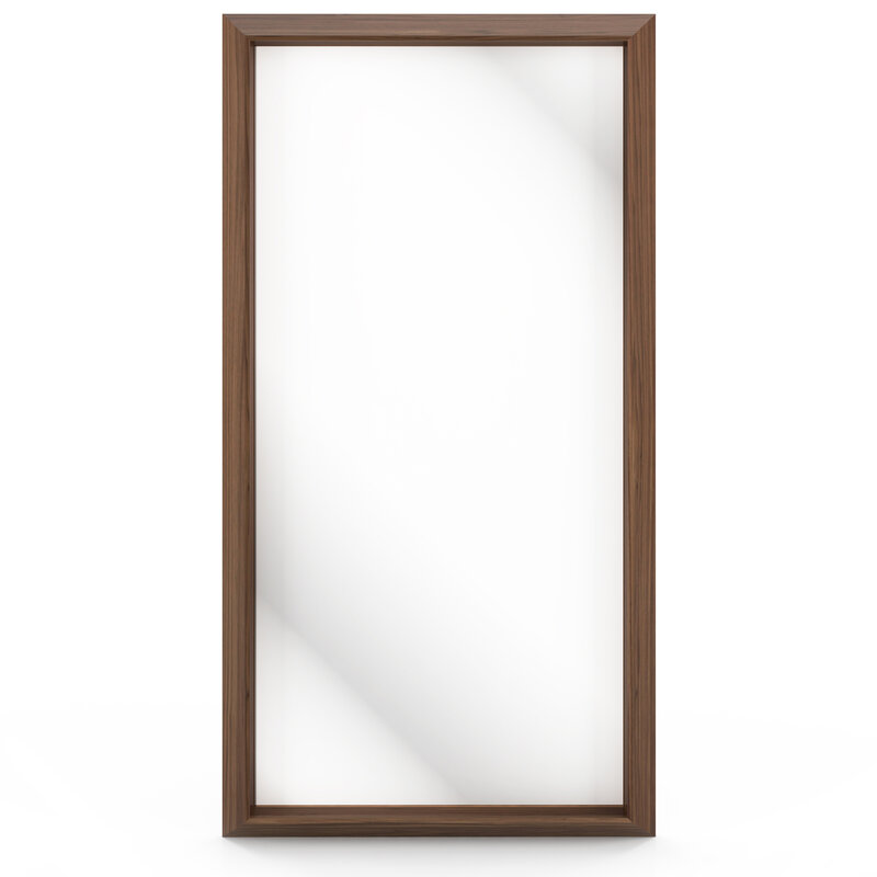 NELSON FLOOR MIRROR WALNUT 40" X 76" By HUPPE