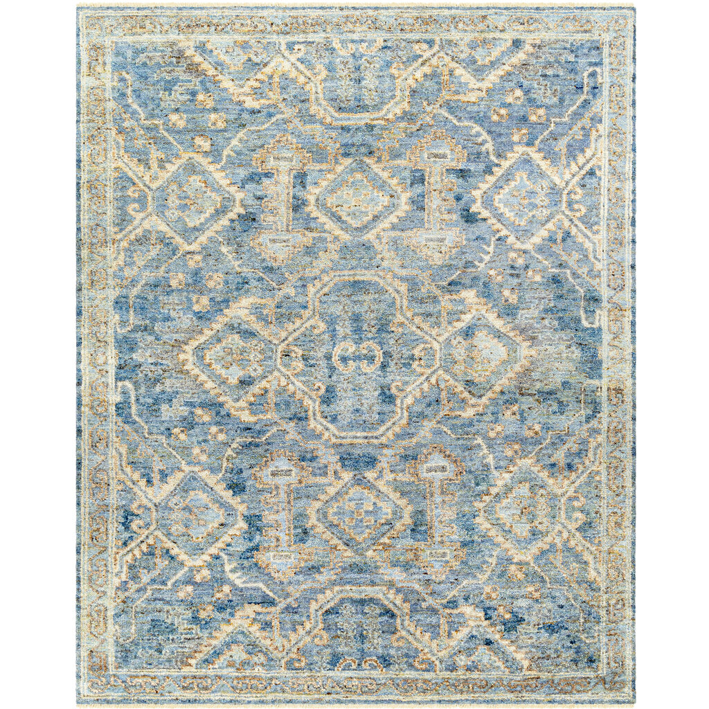 MERLION 6'' X 9' FRENCH BLUE SAND LIGHT BROWN