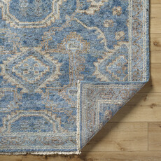 MERLION 6'' X 9' FRENCH BLUE SAND LIGHT BROWN
