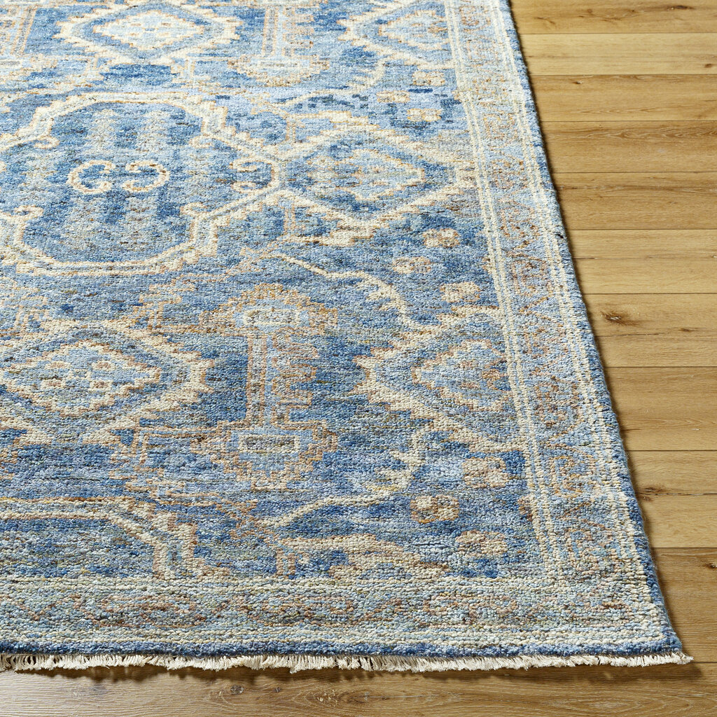 MERLION 6'' X 9' FRENCH BLUE SAND LIGHT BROWN