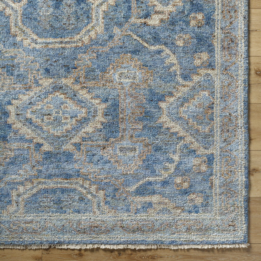 MERLION 6'' X 9' FRENCH BLUE SAND LIGHT BROWN