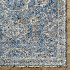 MERLION 6'' X 9' FRENCH BLUE SAND LIGHT BROWN