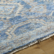 MERLION 6'' X 9' FRENCH BLUE SAND LIGHT BROWN