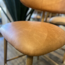 BARCELONA COUNTER STOOL LEATHER CARAMEL