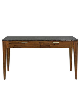 MARTIN DESK w/ BLACK MARBLE TOP