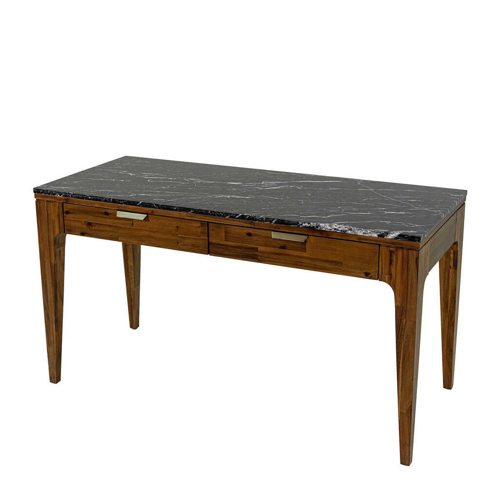 MARTIN DESK w/ BLACK MARBLE TOP