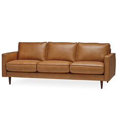 DANE SOFA LEATHER CARAMEL