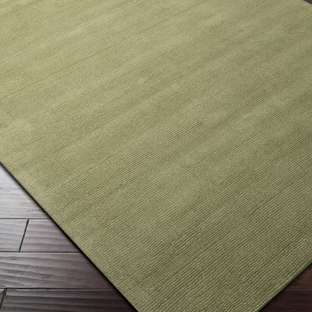 MYST RIBBED OLIVE GREEN 6' X 9'