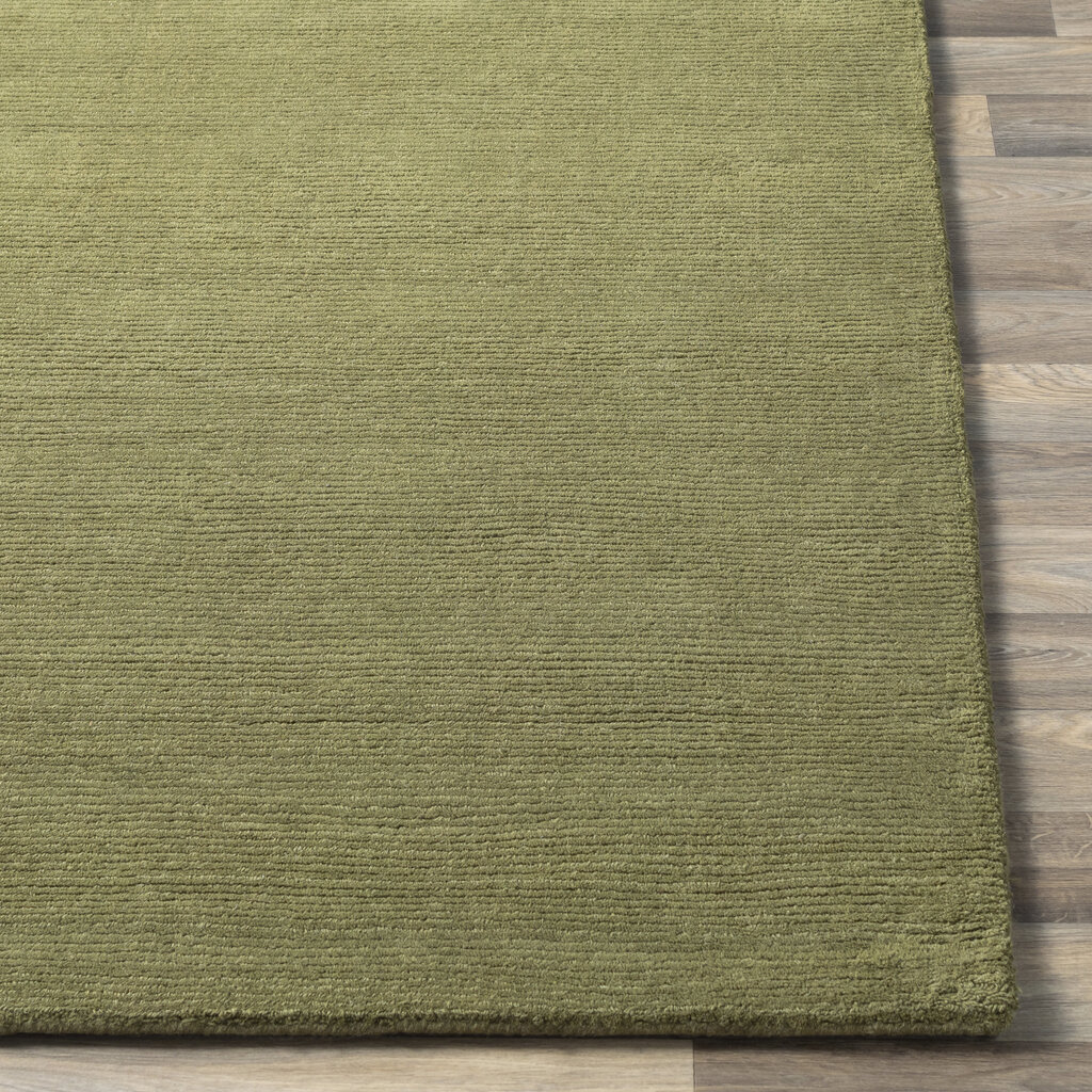 MYST RIBBED OLIVE GREEN 6' X 9'
