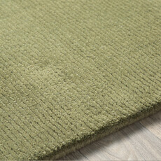MYST RIBBED OLIVE GREEN 6' X 9'