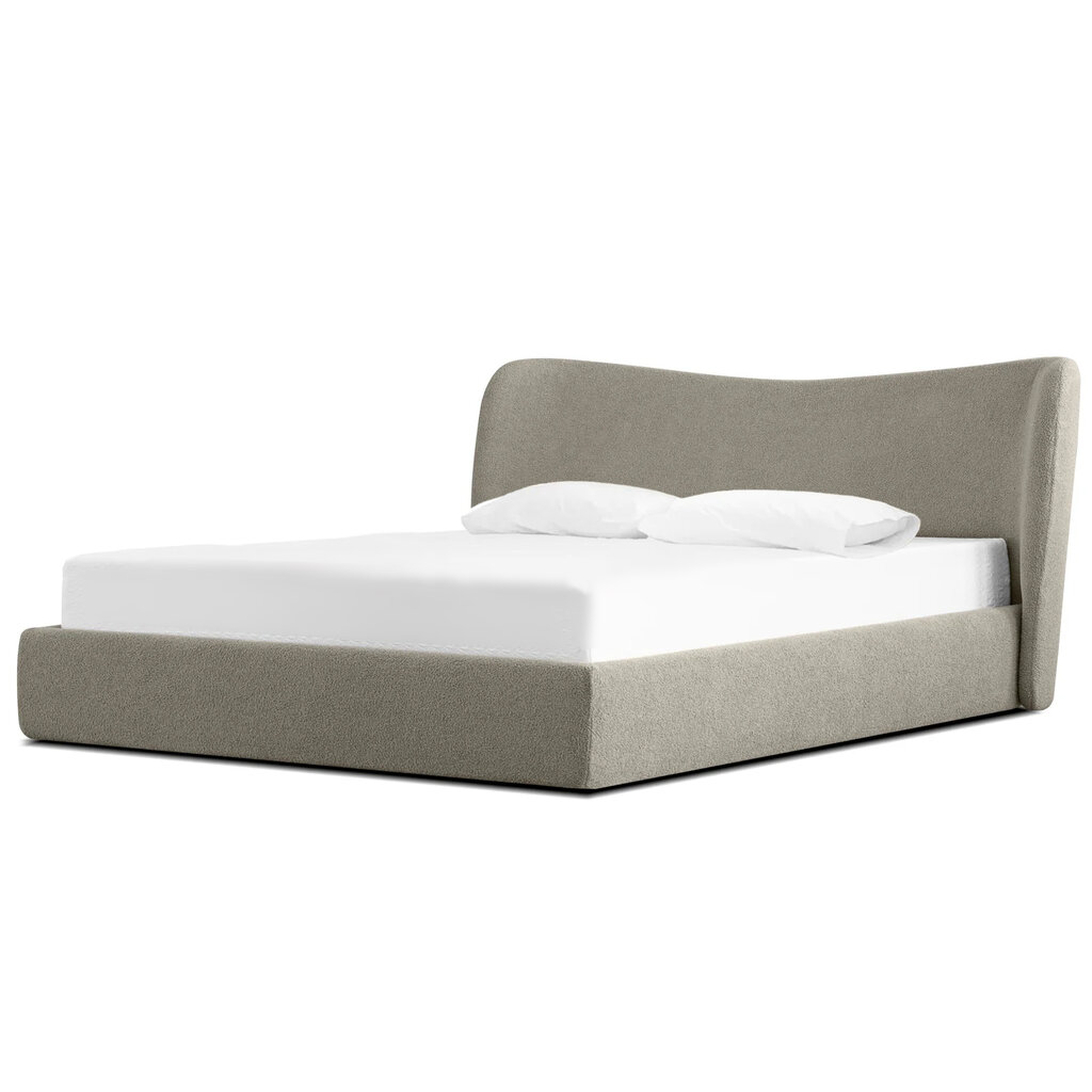 SHELTON STORAGE BED FAUX SHEARLING