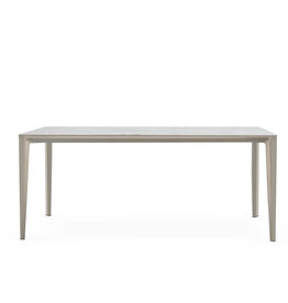 CANNES DINING TABLE CERAMIC TRAVERTINE 70"