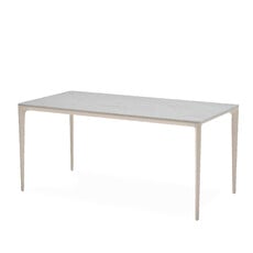 CANNES DINING TABLE CERAMIC TRAVERTINE 86"