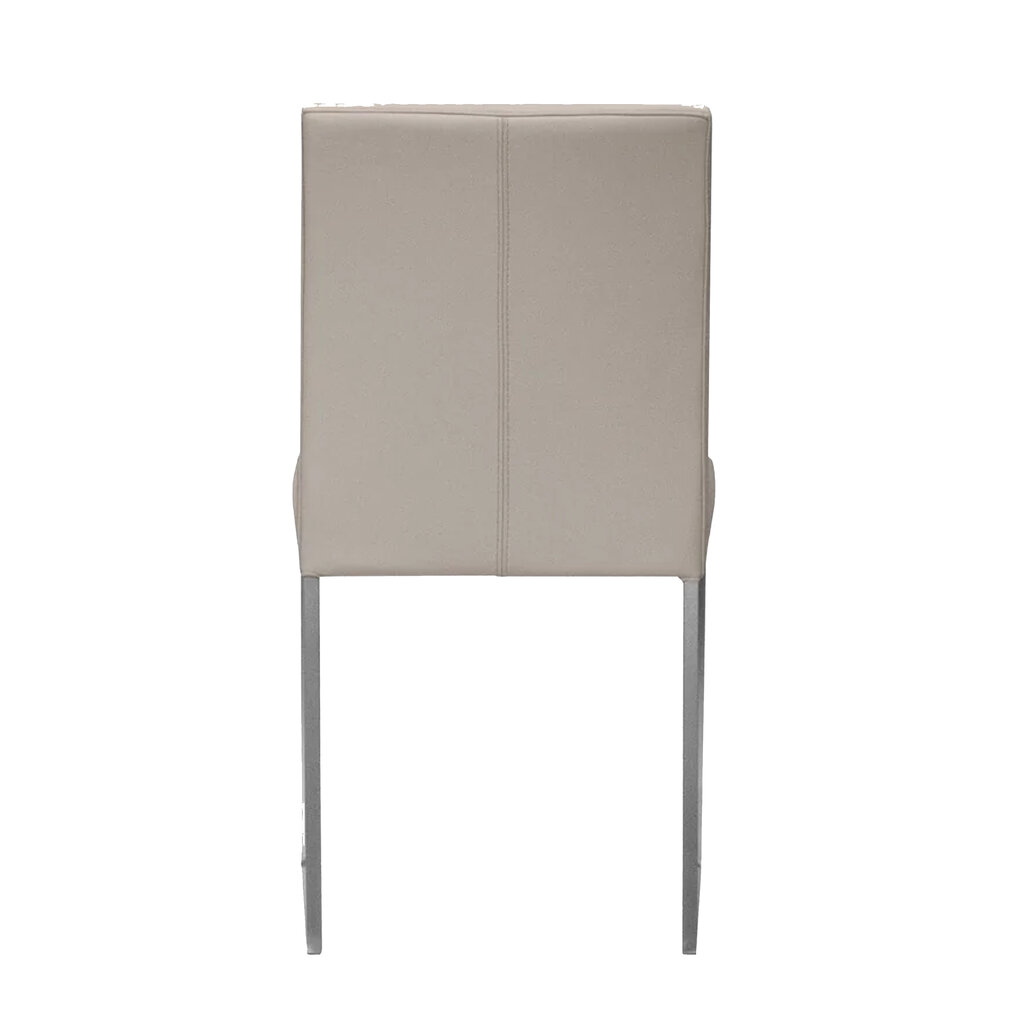 MATTEO DINING CHAIR LEATHER TAUPE