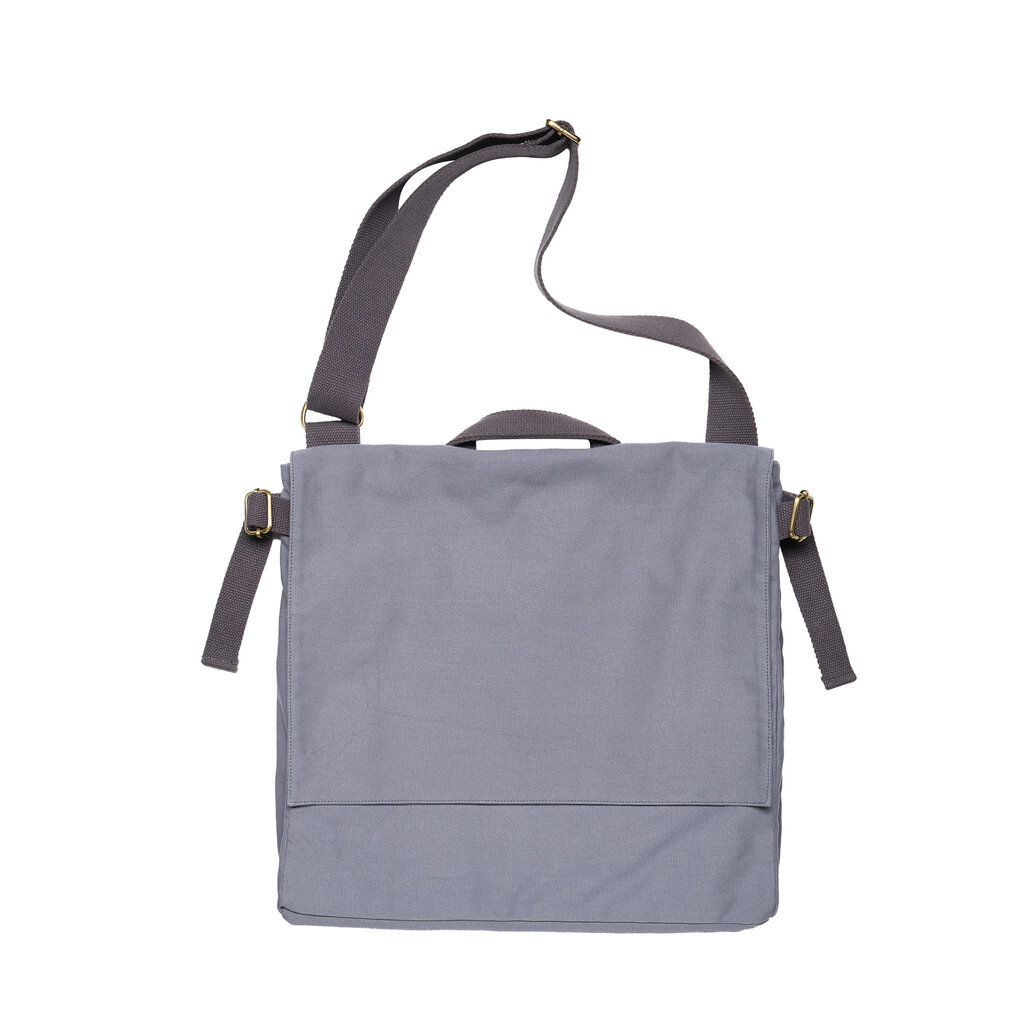 BIG SHOULDER BAG GREY BLUE