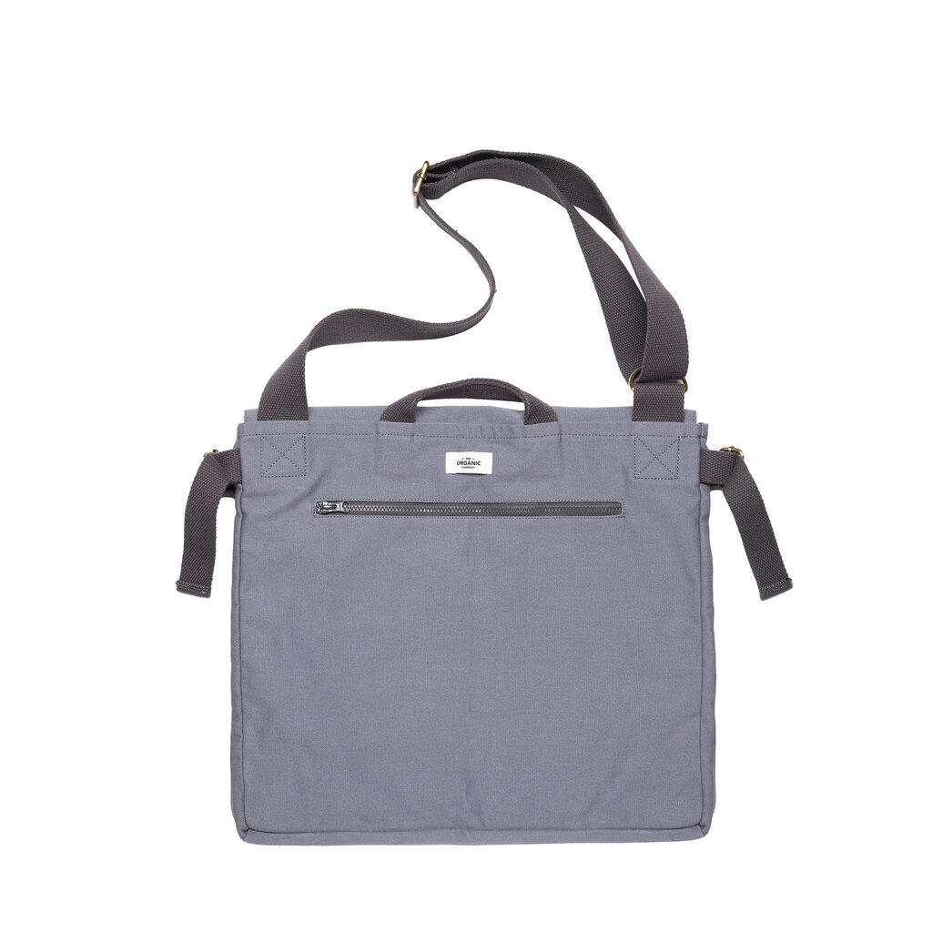 BIG SHOULDER BAG GREY BLUE