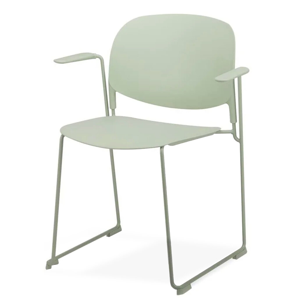 JUMP DINING ARM CHAIR PALE GREEN