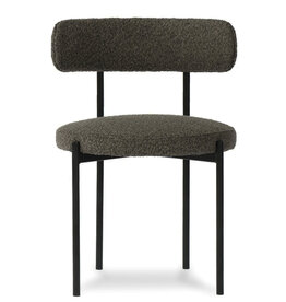 PALM DINING CHAIR GREY BROWN