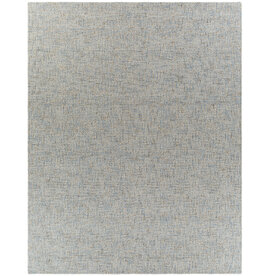 BREEZE WOOL 8' X 10' LIGHT BLUE OATMEAL GREY