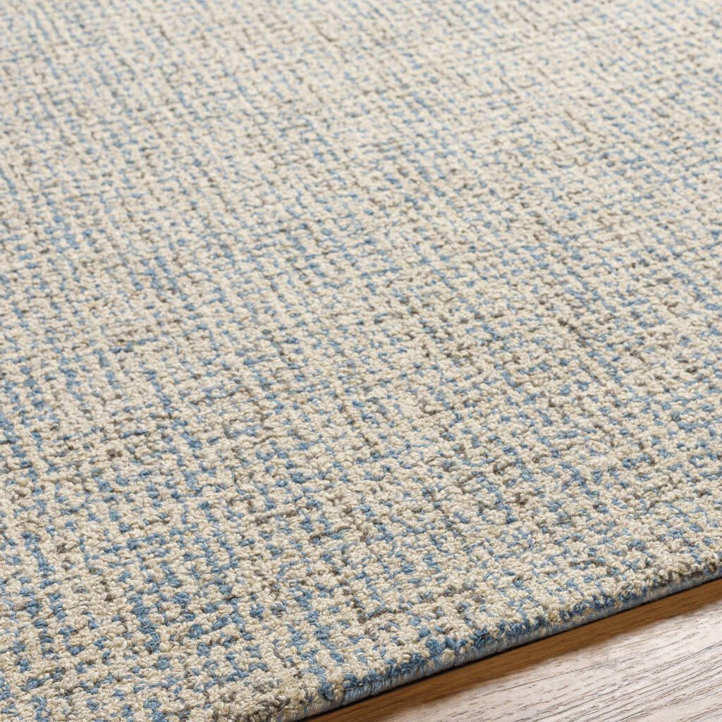 BREEZE WOOL 8' X 10' LIGHT BLUE OATMEAL GREY