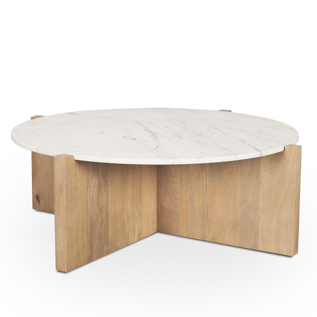 WILLIAM COFFEE TABLE ROUND NATURAL 48"