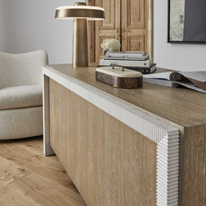 PROMETHEUS TABLE LAMP ALABASTER + BRASS